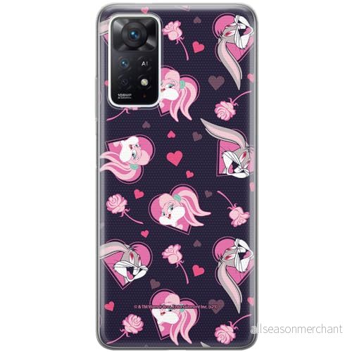 ERT GROUP mobiltelefonfodral för Xiaomi REDMI NOTE 11 PRO 5G/ 4G originalt och officiellt licensierat Looney Tunes mönster Lola & Bugs 003, fodral tillverkad av TPU plast 5905795134587