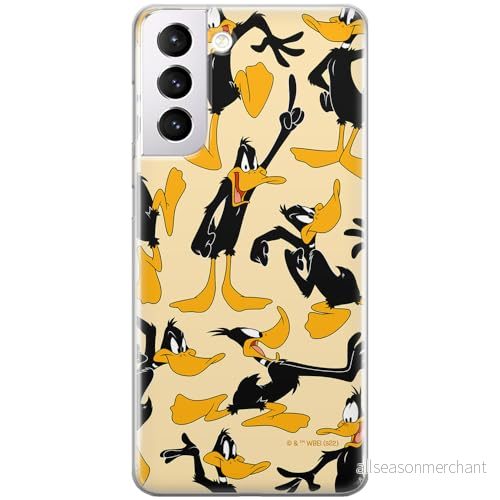 ERT GROUP mobiltelefonfodral för Samsung S21 PLUS originalt och officiellt licensierat Looney Tunes mönster Duffy 002 optimalt anpassad till formen på mobiltelefonen, fodral tillverkad av TPU plast 5905511661465