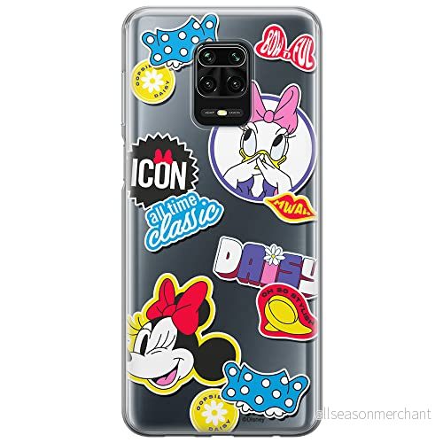 ERT GROUP mobiltelefonfodral för Xiaomi REDMI NOTE 9 PRO/ 9S originalt och officiellt licensierat Disney mönster Minnie 067 optimalt anpassad till formen på mobiltelefonen, gedeeltelijk transparant 5905131811479