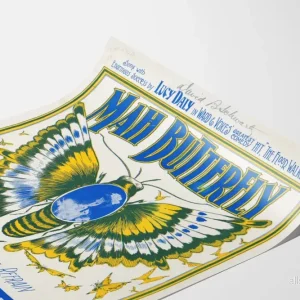 Vintage Mah Butterfly poster för väggdekoration - Bild 3