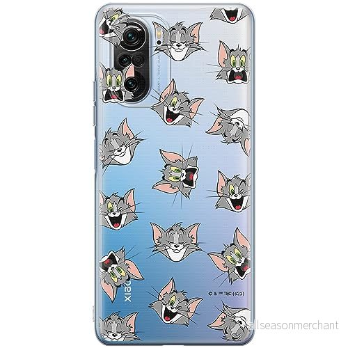 ERT GROUP mobiltelefonfodral för Xiaomi MI 11i/ REDMI K40/K40 PRO/POCO F3/ F3 PRO originalt och officiellt licensierat Tom & Jerry mönster 007, gedeeltelijk transparant 5905511887421