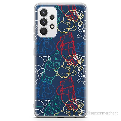 ERT GROUP mobiltelefonfodral för Samsung A32 4G LTE originalt och officiellt licensierat Disney mönster Winnie the Pooh and friends 007, fodral tillverkad av TPU plast 5903040468128