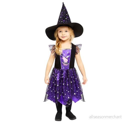 amscan Flickor Peppa Pig Witch maskeraddräkt halloween kostym (3 4 år) 194099019026
