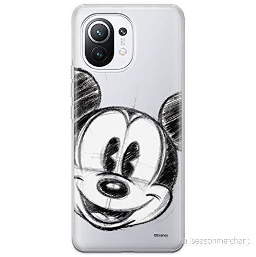 ERT GROUP mobiltelefonfodral för Xiaomi 11 originalt och officiellt licensierat Disney mönster Mickey 004 optimalt anpassad till formen på mobiltelefonen, gedeeltelijk transparant 5903537096384