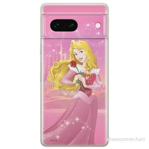 ERT GROUP mobiltelefonfodral för Google PIXEL 7 originalt och officiellt licensierat Disney mönster Aurora 001 optimalt anpassad till formen på mobiltelefonen, fodral tillverkad av TPU plast 5905795147327