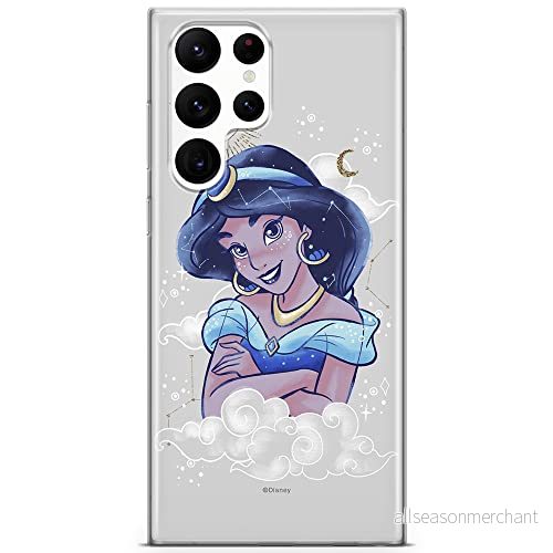 ERT GROUP mobiltelefonfodral för Samsung S22 ULTRA originalt och officiellt licensierat Disney mönster Jasmine 005 optimalt anpassad till formen på mobiltelefonen, fodral tillverkad av TPU plast 5904805278631