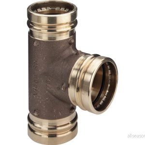 Viega Sanpress XL T piece 76.1 mm gunmetal 4015211350628