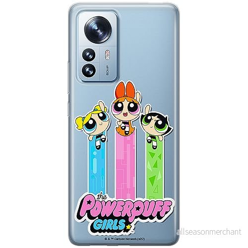 ERT GROUP mobiltelefonfodral för Xiaomi 12 PRO originalt och officiellt licensierat The Powerpuff Girls mönster 030 anpassad till formen på mobiltelefonen, gedeeltelijk transparant 5905511975159