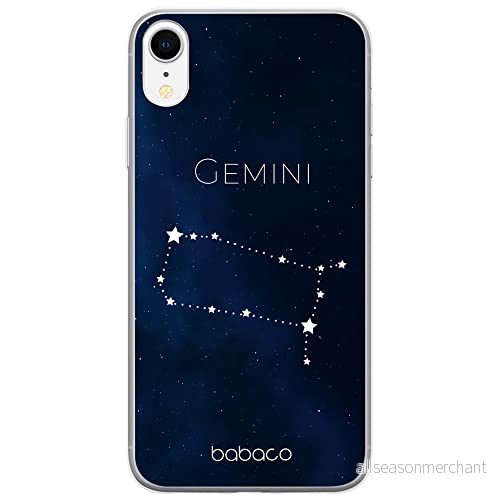 ERT GROUP mobiltelefonfodral för Apple Iphone XR originalt och officiellt licensierat Babaco mönster Zodiac Constellation 003 Vit anpassad till formen på mobiltelefonen, fodral tillverkad av TPU plast 5903932189650