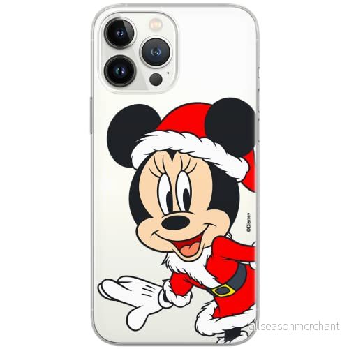 ERT GROUP mobiltelefonfodral för Samsung S10 PLUS originalt och officiellt licensierat Disney mönster Minnie 062 Vit optimalt anpassad till formen på mobiltelefonen, gedeeltelijk transparant 5903932043808