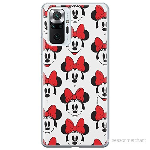 ERT GROUP mobiltelefonfodral för Xiaomi REDMI NOTE 10 PRO originalt och officiellt licensierat Disney mönster Minnie 058 optimalt anpassad till formen på mobiltelefonen, fodral tillverkad av TPU plast 5903932813654