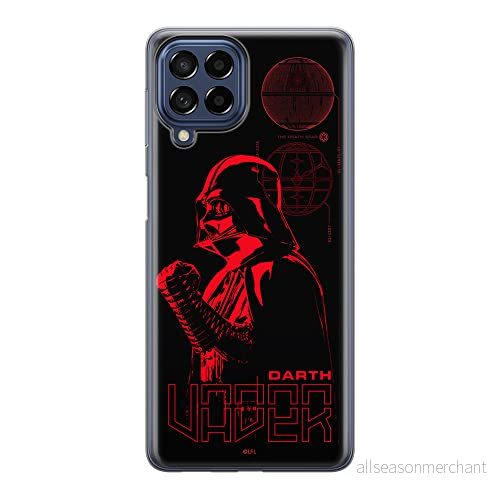 ERT GROUP mobiltelefonfodral för Samsung M33 5G originalt och officiellt licensierat Star Wars mönster Darth Vader 016 optimalt anpassad till formen på mobiltelefonen, fodral tillverkad av TPU plast 5905511353001