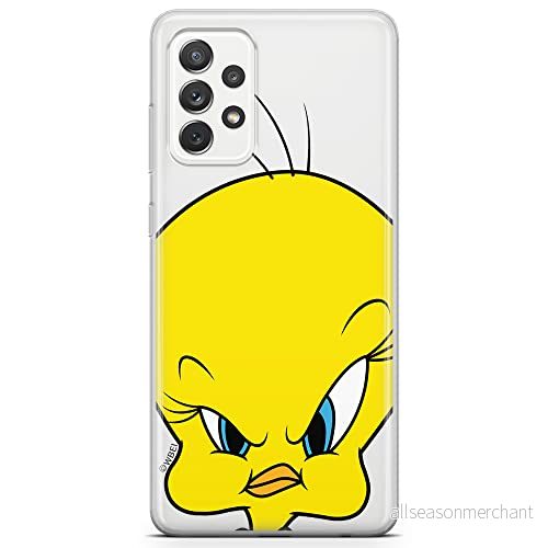 ERT GROUP mobiltelefonfodral för Samsung A72 5G originalt och officiellt licensierat Looney Tunes mönster Tweety 002 optimalt anpassad till formen på mobiltelefonen, gedeeltelijk transparant 5903040078181