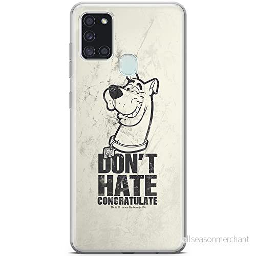 ERT GROUP mobiltelefonfodral för Samsung A21s originalt och officiellt licensierat Scooby Doo mönster 011 optimalt anpassad till formen på mobiltelefonen, fodral tillverkad av TPU plast 5903040264942