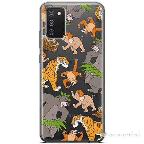 ERT GROUP mobiltelefonfodral för Samsung A02S originalt och officiellt licensierat Disney mönster Jungle Book 003 optimalt anpassad till formen på mobiltelefonen, gedeeltelijk transparant 5905131783080