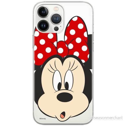 ERT GROUP mobiltelefonfodral för Huawei P30 originalt och officiellt licensierat Disney mönster Minnie 054 Vit optimalt anpassad till formen på mobiltelefonen, gedeeltelijk transparant 5902980738025