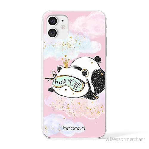 ERT GROUP mobiltelefonfodral för Iphone 11 originalt och officiellt licensierat Babaco mönster Panda 001 optimalt anpassad till formen på mobiltelefonen, fodral tillverkad av TPU plast 5904805670022