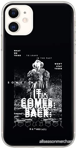 ERT GROUP mobiltelefonfodral för Iphone 11 originalt och officiellt licensierat Horror mönster It 017 optimalt anpassad till formen på mobiltelefonen, fodral tillverkad av TPU plast 5905131991652