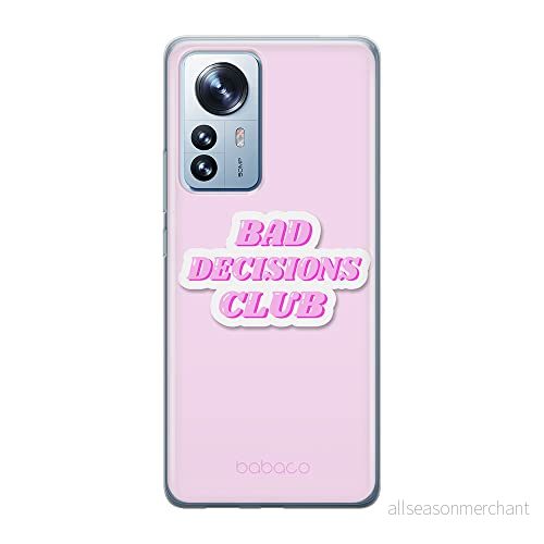 ERT GROUP mobiltelefonfodral för Xiaomi 12 / 12X originalt och officiellt licensierat Babaco mönster 90's Girl 003 optimalt anpassad till formen på mobiltelefonen, fodral tillverkad av TPU plast 5905511485009