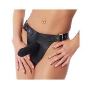 Rimba Strap-on trosor med dildo, Svart, One Size 8718924225851
