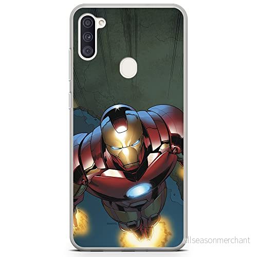 ERT GROUP mobiltelefonfodral för Samsung A03S originalt och officiellt licensierat Marvel mönster Iron Man 017 optimalt anpassad till formen på mobiltelefonen, fodral tillverkad av TPU plast 5904805000867