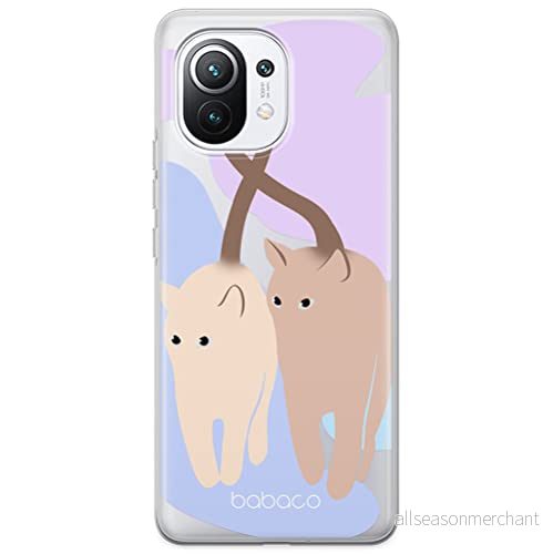 ERT GROUP mobiltelefonfodral för Xiaomi 11 originalt och officiellt licensierat Babaco mönster Cats 013 optimalt anpassad till formen på mobiltelefonen, gedeeltelijk transparant 5905131088376