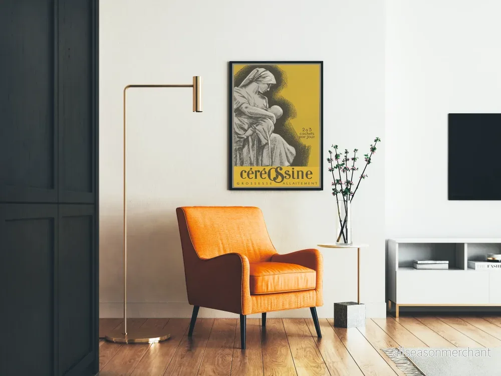 Vintageposter Céréossine Graviditet Amning - Bild 2