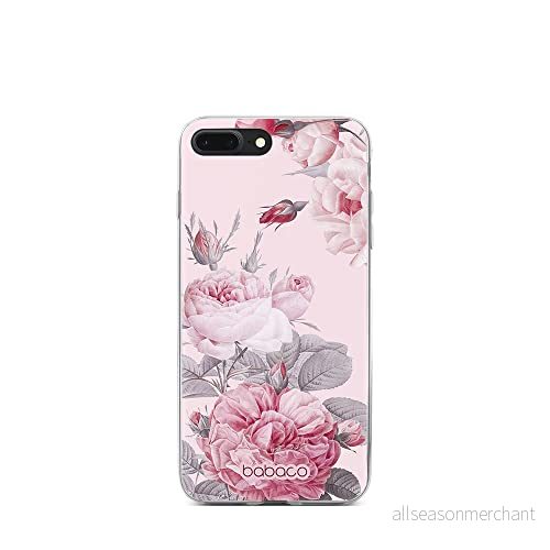 ERT GROUP mobiltelefonfodral för Iphone 7 PLUS/ 8 PLUS originalt och officiellt licensierat Babaco mönster Flowers 050 optimalt anpassad till formen på mobiltelefonen, fodral tillverkad av TPU plast 5905131349149