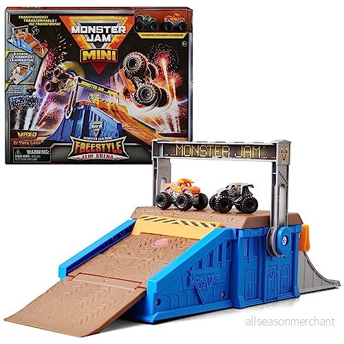 Monster Jam Mini Flip & Go lekset Inkl. 2 exklusiva fordon. 778988380062
