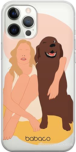 ERT GROUP mobiltelefonfodral för Iphone 12/12 PRO originalt och officiellt licensierat Babaco mönster Dogs 007 optimalt anpassad till formen på mobiltelefonen, gedeeltelijk transparant 5905131033291