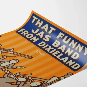 Vintageposter That Funny Jas Band från Dixieland - Bild 3