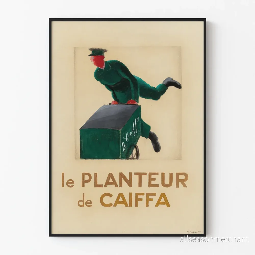 Vintageposter Le Planteur de Caiffa - retro väggdekoration