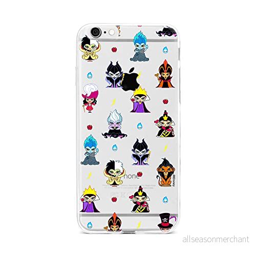ERT GROUP mobiltelefonfodral för Iphone 6 PLUS originalt och officiellt licensierat Disney mönster Villains 007 optimalt anpassad till formen på mobiltelefonen, gedeeltelijk transparant 5905131384522