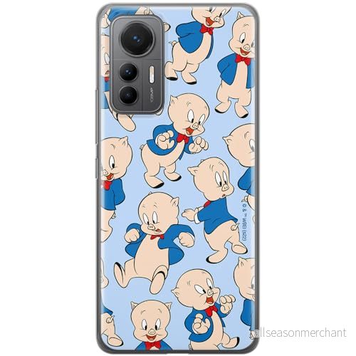 ERT GROUP mobiltelefonfodral för Xiaomi 12 LITE originalt och officiellt licensierat Looney Tunes mönster Porky Pig 001 optimalt anpassad till formen på mobiltelefonen, fodral tillverkad av TPU plast 5905511617677