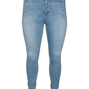 VERO MODA damjeans VMPHIA HW SK jeans LT BL Curve NOOS, Ljusblå denim, 44W x 32L 5715367567374 VERO MODA damjeans VMPHIA HW SK jeans LT BL Curve NOOS, Ljusblå denim, 44W x 32L 5715367567374