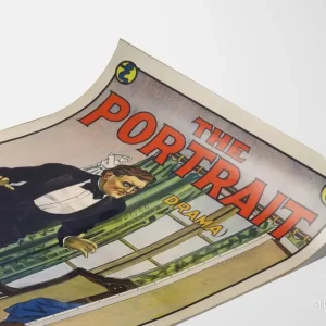 Vintageposter The Portrait, dramatisk designstil från början av 1900-talet - Bild 3