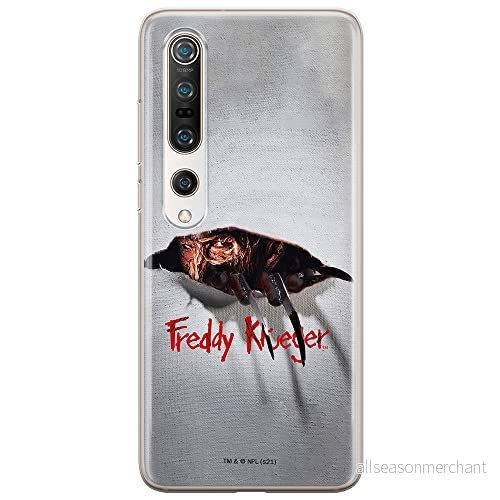 ERT GROUP mobiltelefonfodral för Xiaomi MI 10 / PRO originalt och officiellt licensierat Horror mönster Nightmare of Elm Street 008, fodral tillverkad av TPU plast 5905511089085