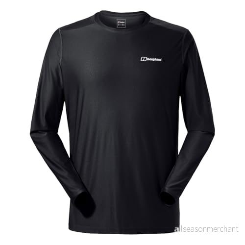 Berghaus Herr 24/7 Långärmad Crew Tech T-tröja Kolsvart L 5054773488461