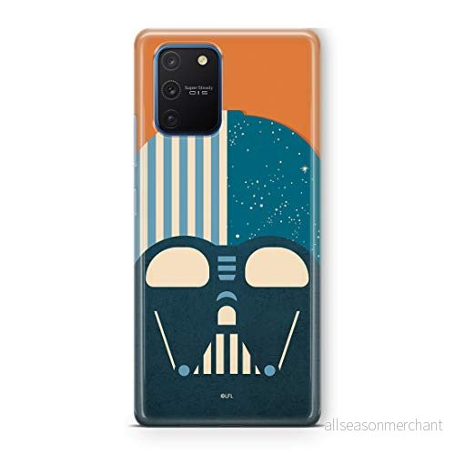 ERT GROUP mobiltelefonfodral för Samsung S10 Lite/A91 originalt och officiellt licensierat Star Wars mönster Darth Vader 025 Vit anpassad till formen på mobiltelefonen, fodral tillverkad av TPU plast 5903537782973