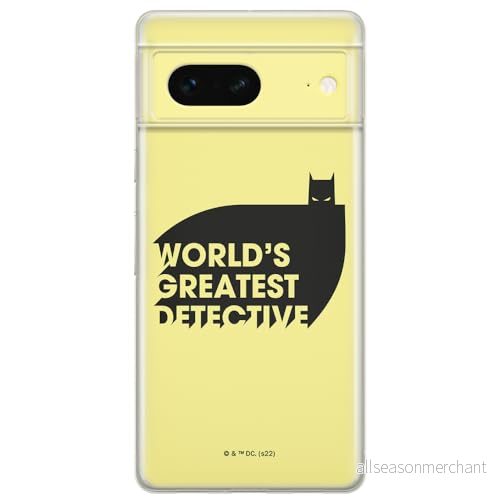 ERT GROUP mobiltelefonfodral för Google PIXEL 7 originalt och officiellt licensierat DC mönster Batman 051 optimalt anpassad till formen på mobiltelefonen, fodral tillverkad av TPU plast 5905795151225