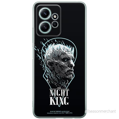 ERT GROUP mobiltelefonfodral för Xiaomi REDMI NOTE 12 4G originalt och officiellt licensierat Game of Thrones mönster 001 anpassad till formen på mobiltelefonen, fodral tillverkad av TPU plast 5905511942465