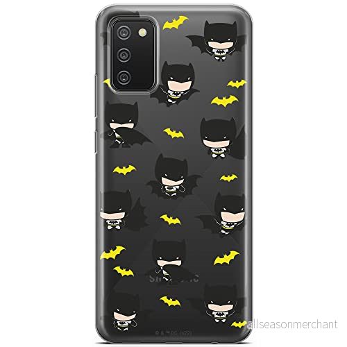 ERT GROUP mobiltelefonfodral för Samsung A02S originalt och officiellt licensierat DC mönster Batman 077 optimalt anpassad till formen på mobiltelefonen, gedeeltelijk transparant 5905131505156