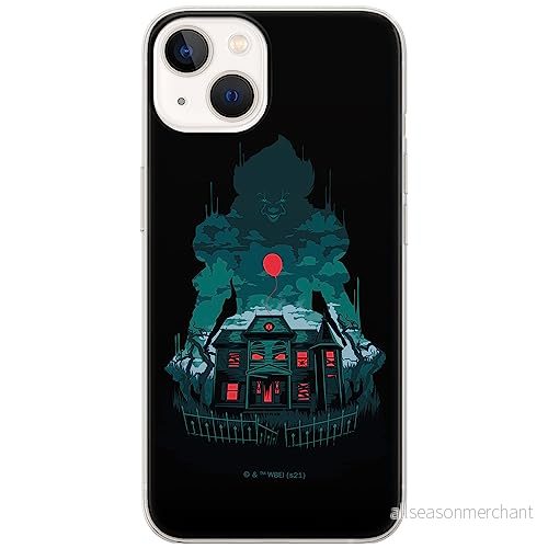 ERT GROUP mobiltelefonfodral för Iphone 13 originalt och officiellt licensierat Horror mönster It 015 optimalt anpassad till formen på mobiltelefonen, fodral tillverkad av TPU plast 5905131988591