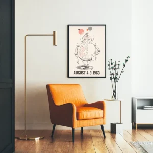 Vintageposter av besökare från Alpha Centauri - Retro rymdväggdekoration - Bild 2