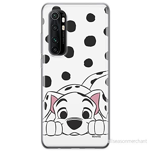 ERT GROUP mobiltelefonfodral för Xiaomi MI NOTE 10 Lite originalt och officiellt licensierat Disney mönster Dalmatian 004 anpassad till formen på mobiltelefonen, fodral tillverkad av TPU plast 5904805585852