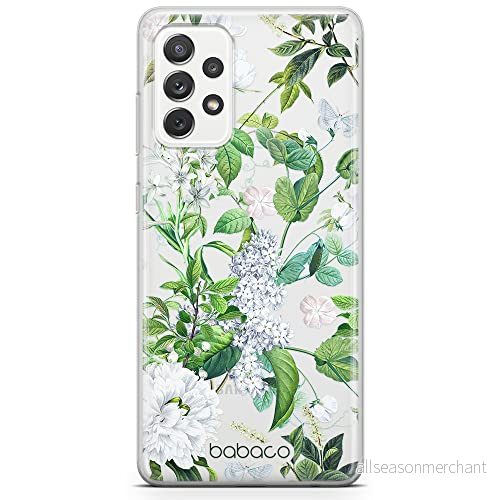 ERT GROUP mobiltelefonfodral för Samsung A33 5G originalt och officiellt licensierat Babaco mönster Flowers 038 optimalt anpassad till formen på mobiltelefonen, gedeeltelijk transparant 5905131302526