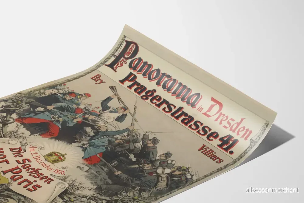 Vintageposter Panorama i Dresden Pragerstrasse 41 - Bild 3