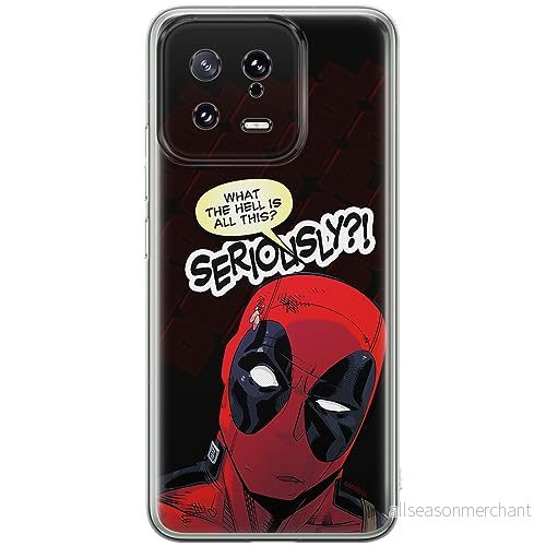 ERT GROUP mobiltelefonfodral för Xiaomi 13 originalt och officiellt licensierat Marvel mönster Deadpool 010 optimalt anpassad till formen på mobiltelefonen, fodral tillverkad av TPU plast 5905511912062