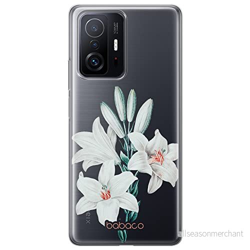 ERT GROUP mobiltelefonfodral för Xiaomi 11T 5G / PRO originalt och officiellt licensierat Babaco mönster Flowers 039 optimalt anpassad till formen på mobiltelefonen, gedeeltelijk transparant 5905131308849