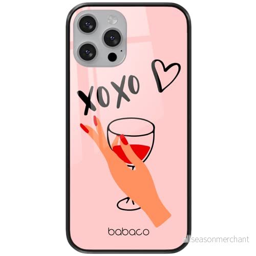 ERT GROUP mobiltelefonfodral för Apple Iphone 7 PLUS/ 8 PLUS originalt och officiellt licensierat Babaco mönster XOXO 001 tillverkad av härdat glas, optimalt anpassat till mobilens form, skyddsfodral 5904805043314